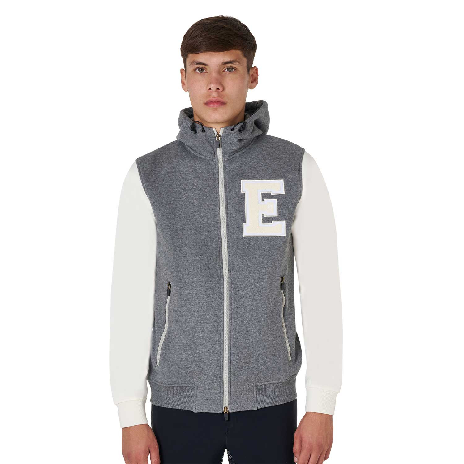 Herren-Kapuzen-Sweatshirt aus Baumwollfleece