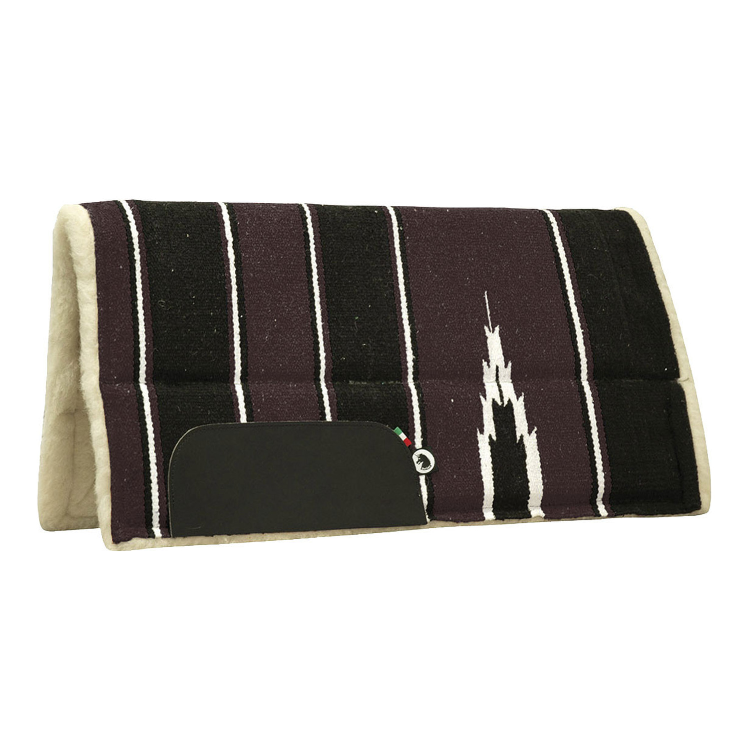 Western-Satteldecke mit Navajo-Stoff und Wollpolsterung