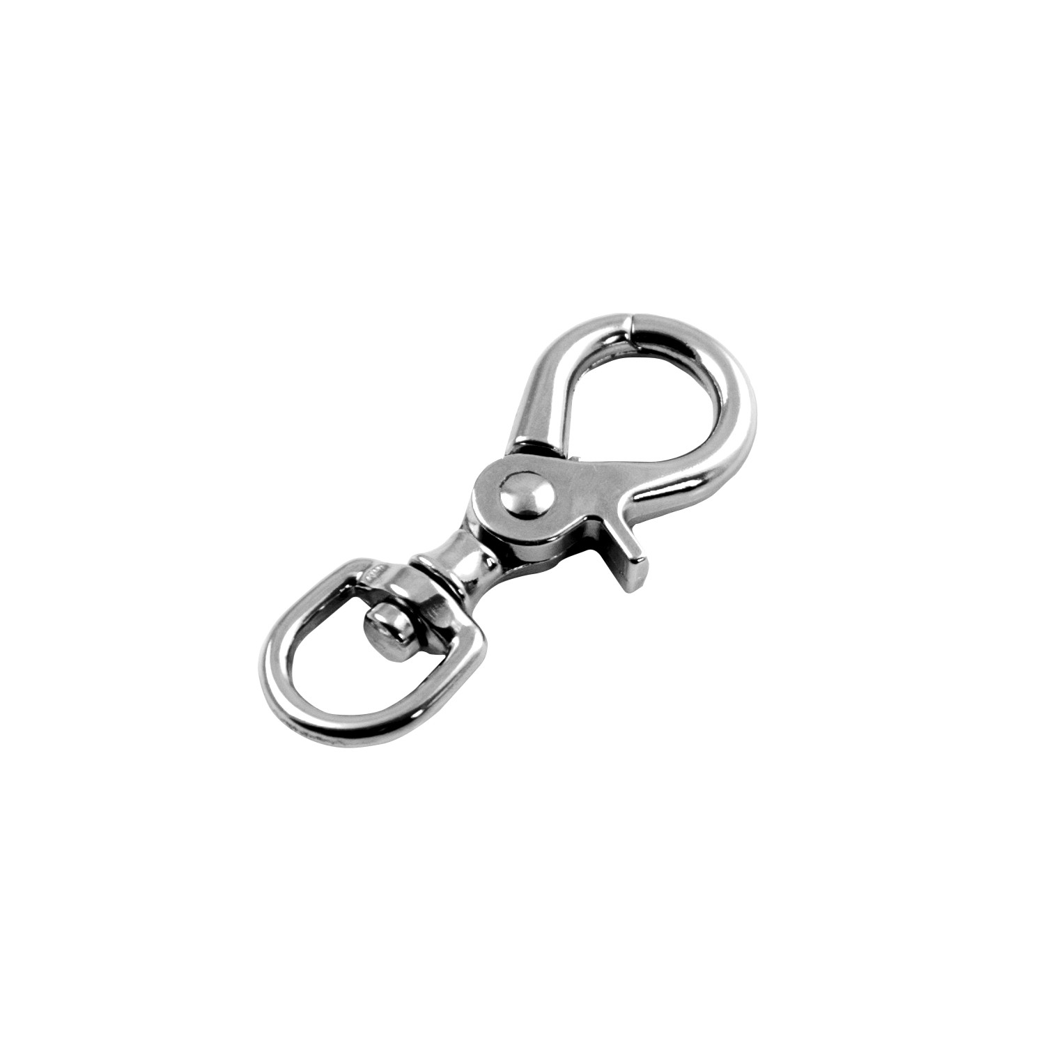 Karabiner für Führstrick mit runder Kammer