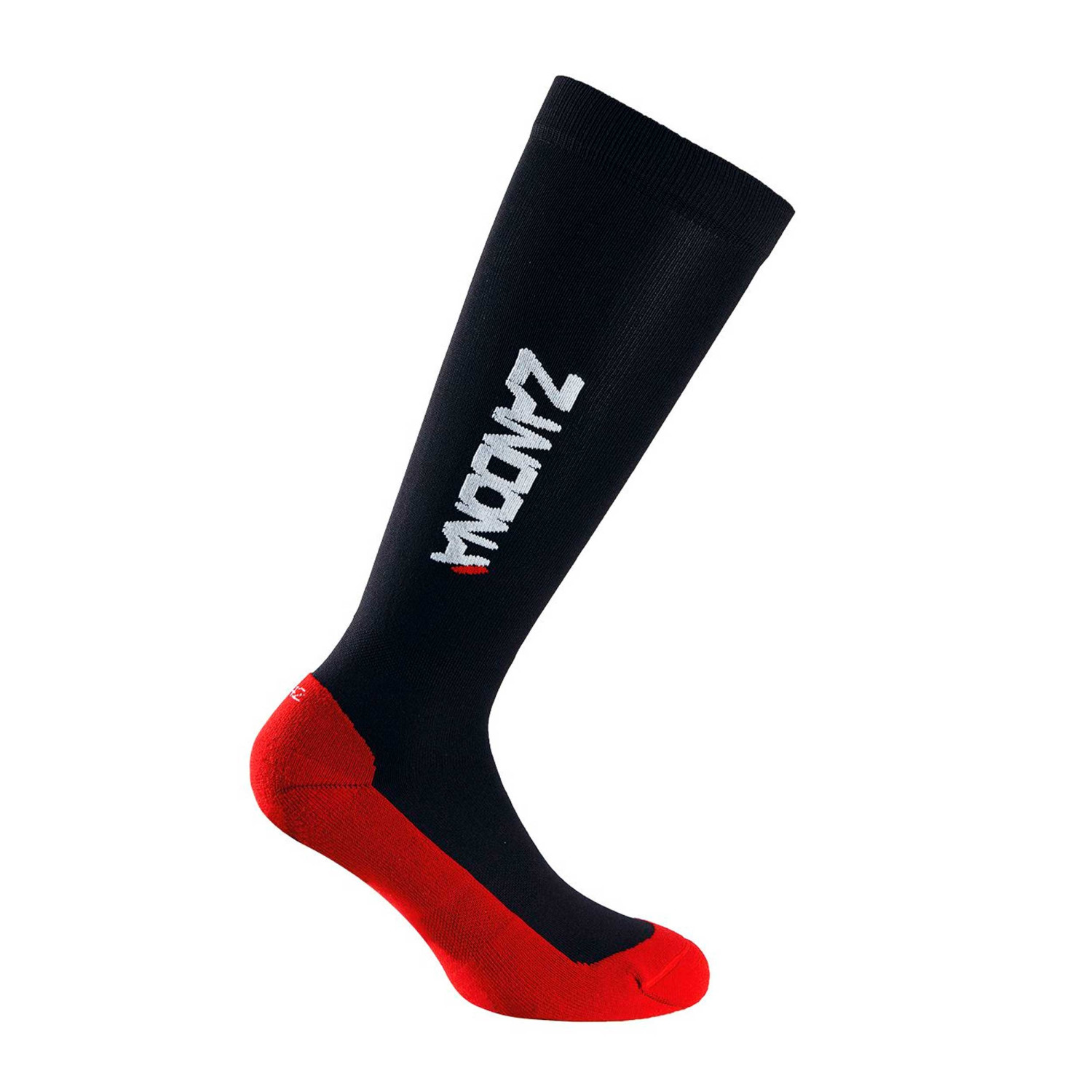 Reitsocken in Schwarz und Rot