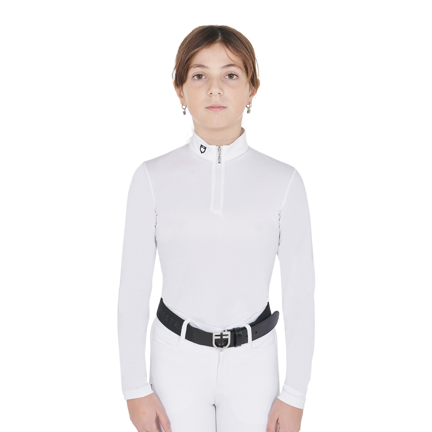 Mädchen Slim-Fit Anti-UV Wettkampfshirt