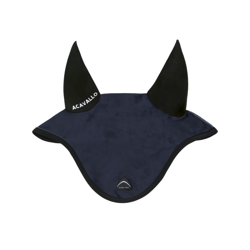 Elastische, atmungsaktive Fliegenhaube mit Acavallo-Logo