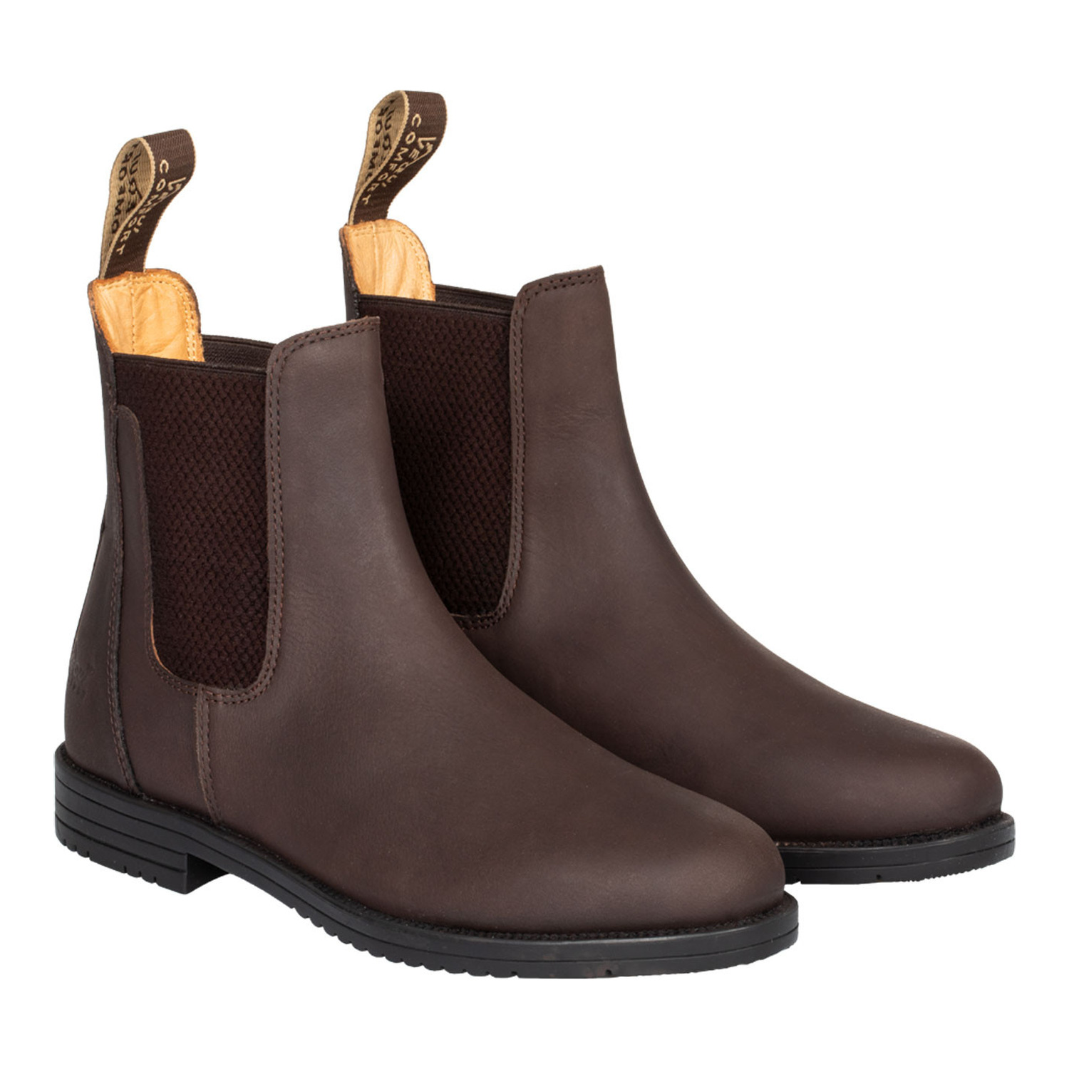 Klassische Jodhpur-Reitstiefeletten aus Leder