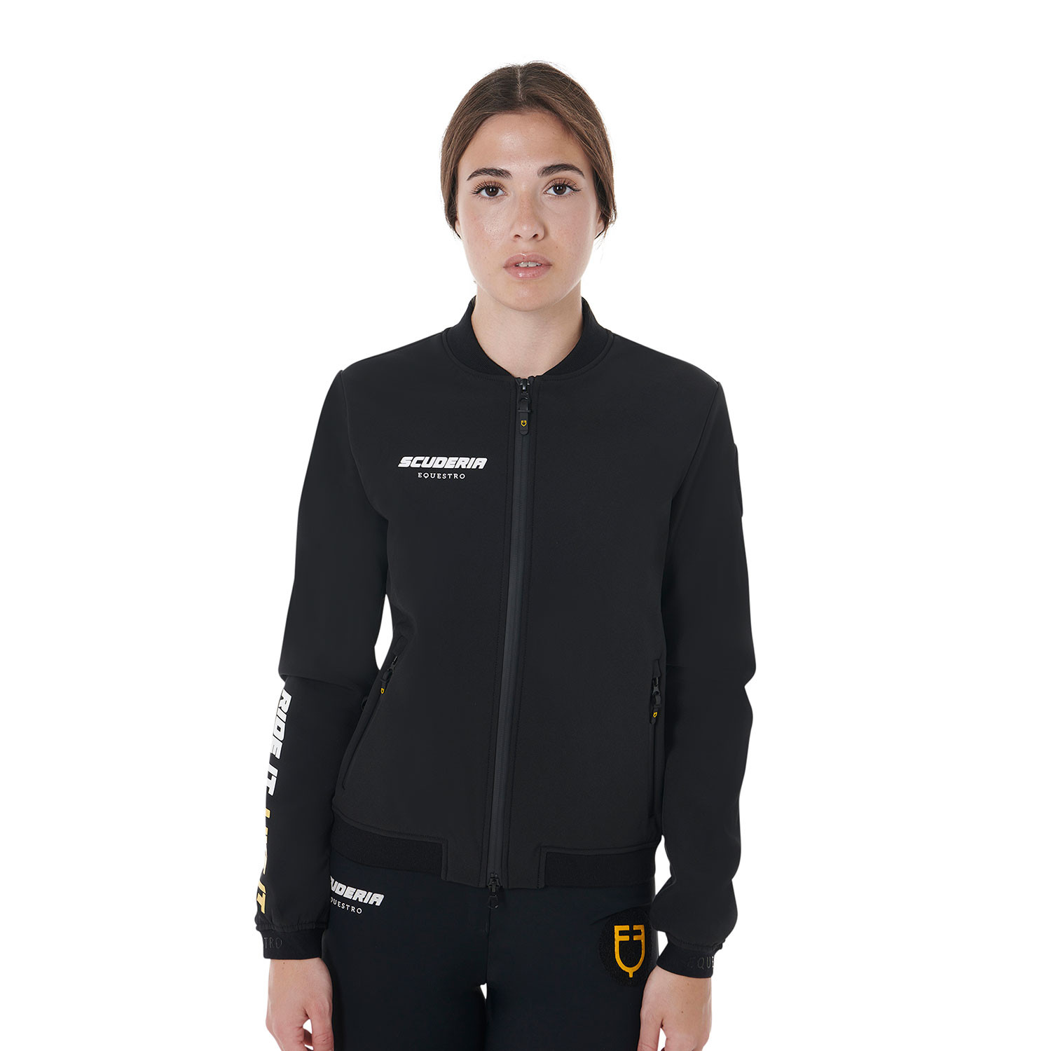 Damen-Sportjacke aus technischem Gewebe