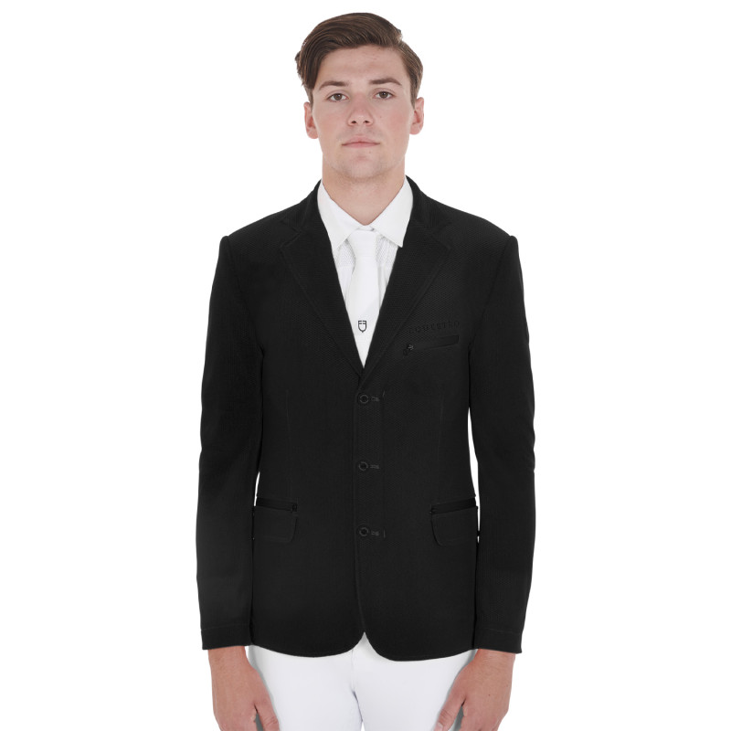 Herren-Wettkampfjacke aus perforiertem Stoff