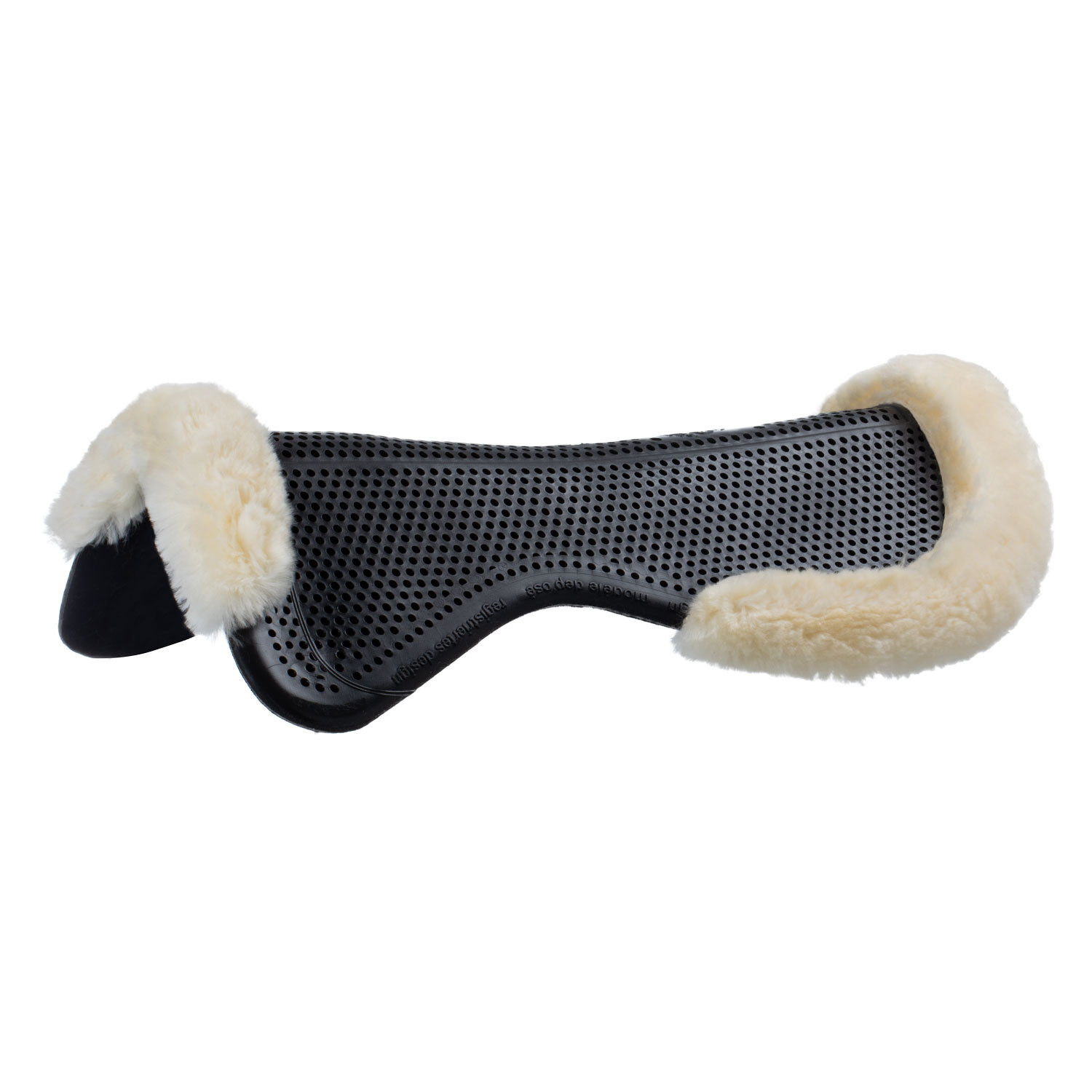 Gelpad Classic Design mit halbem Lammfellrand