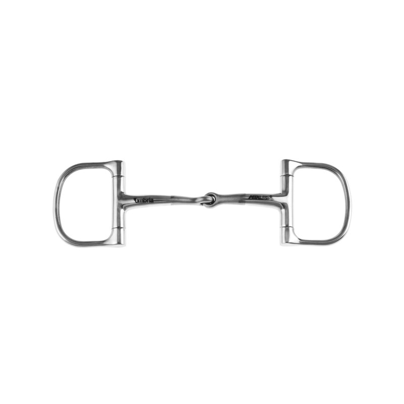 D-Ring Satin Gebiss aus Edelstahl für englisches Reiten