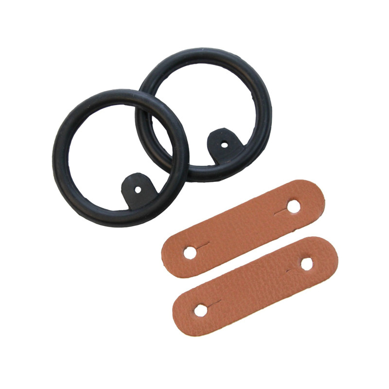 Elastisches Set mit Lederriemen für Sicherheitssteigbügel