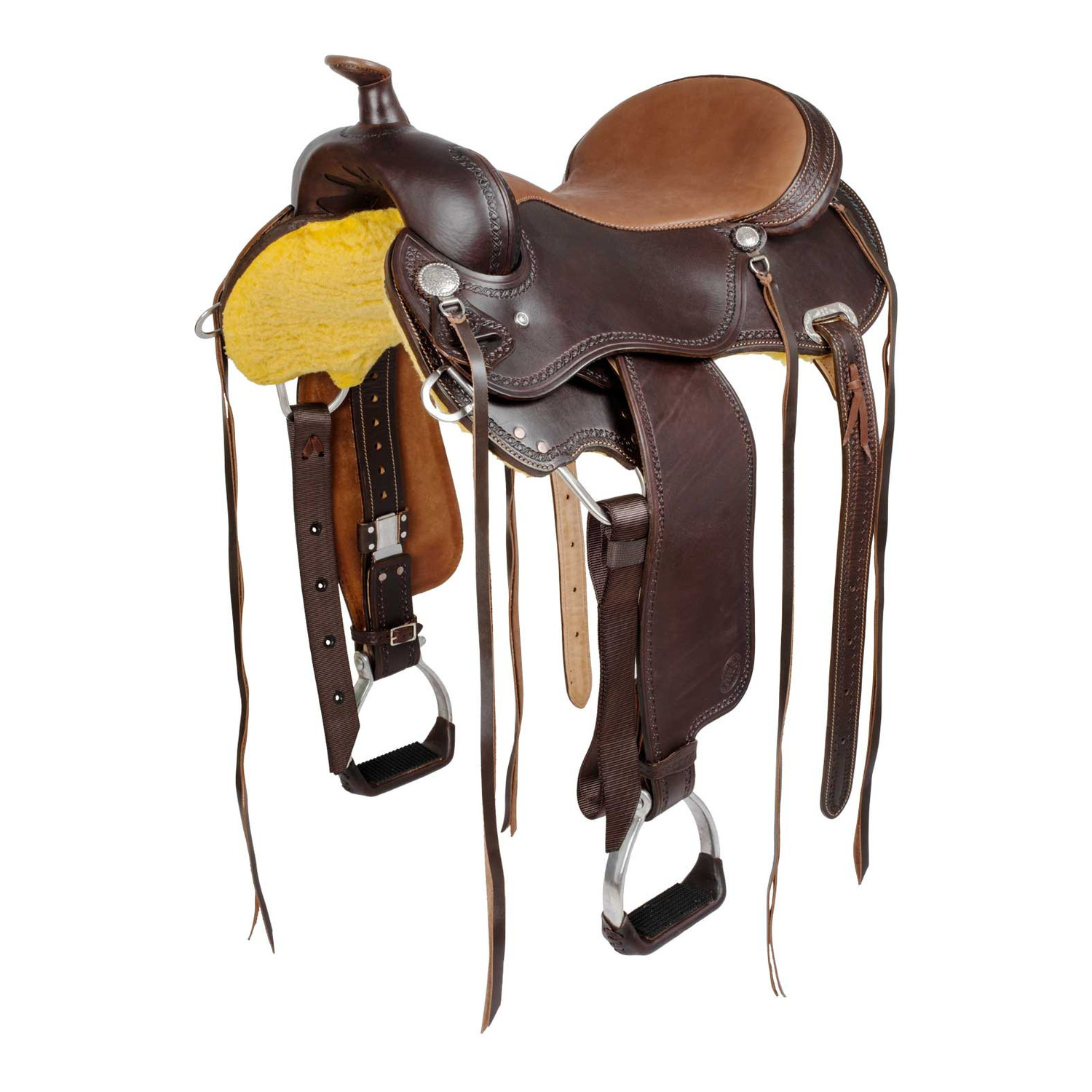 Classic Trail-Westernsattel 8020 mit Round Skirt – Full Quarter
