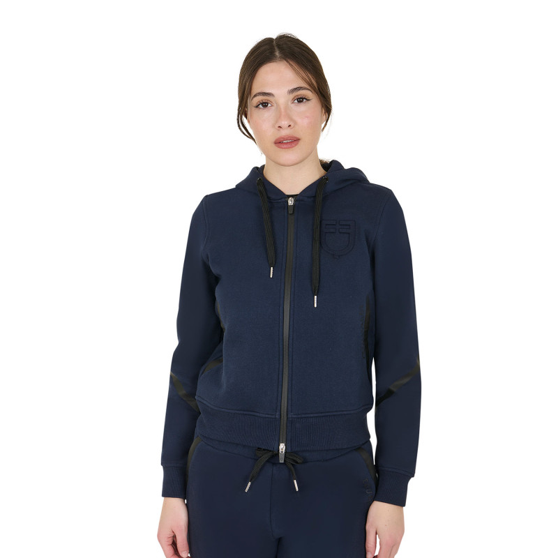 Damen-Kapuzen-Sweatshirt mit Reißverschluss