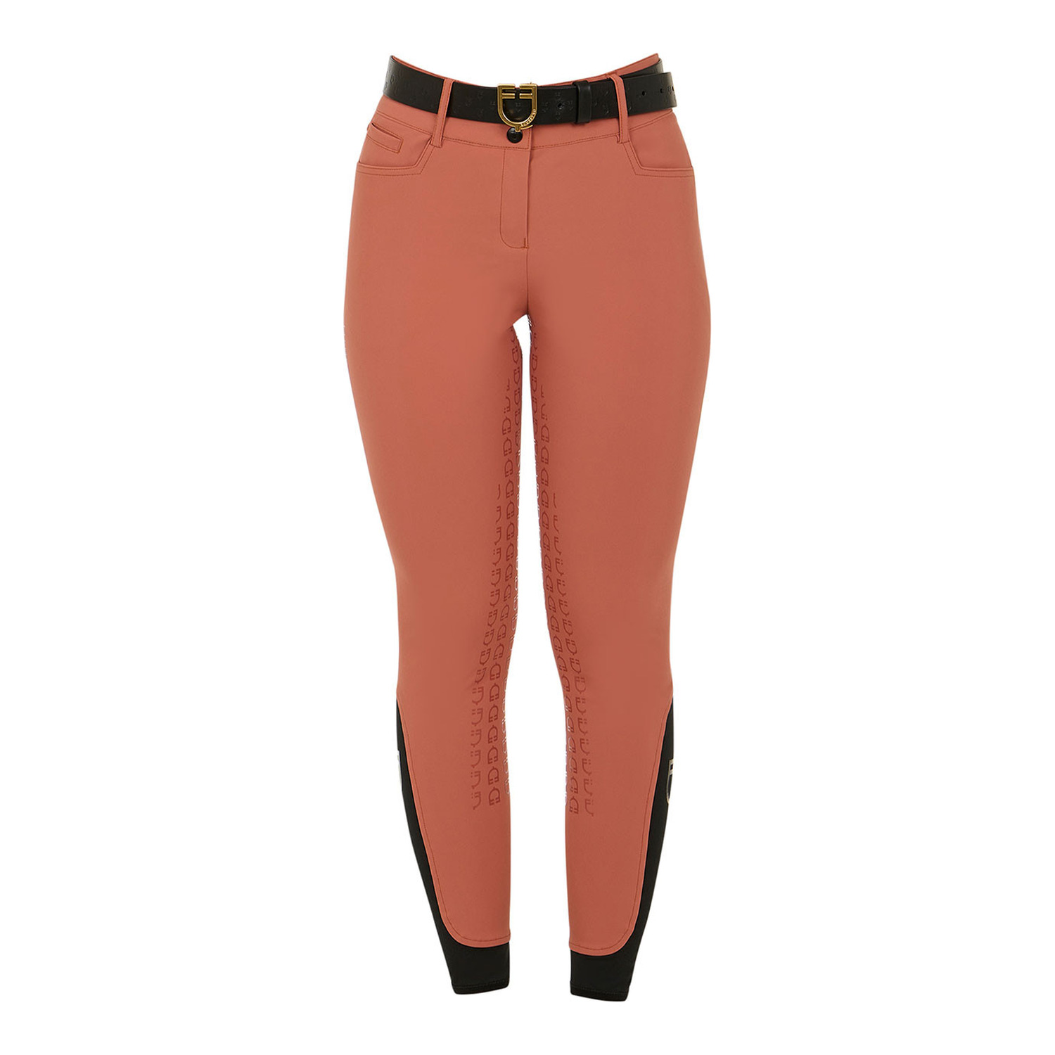 Damen-Hochbundreithose mit Silikon-Vollbesatz