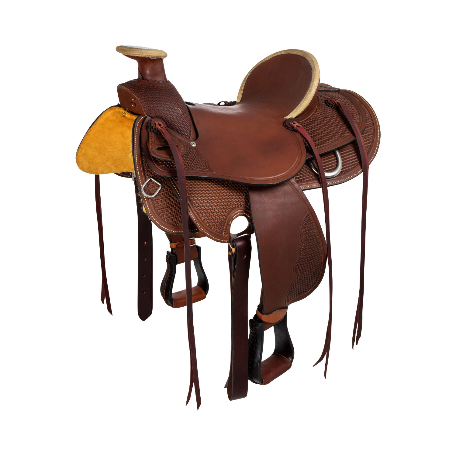 Westernsattel aus weichem Leder