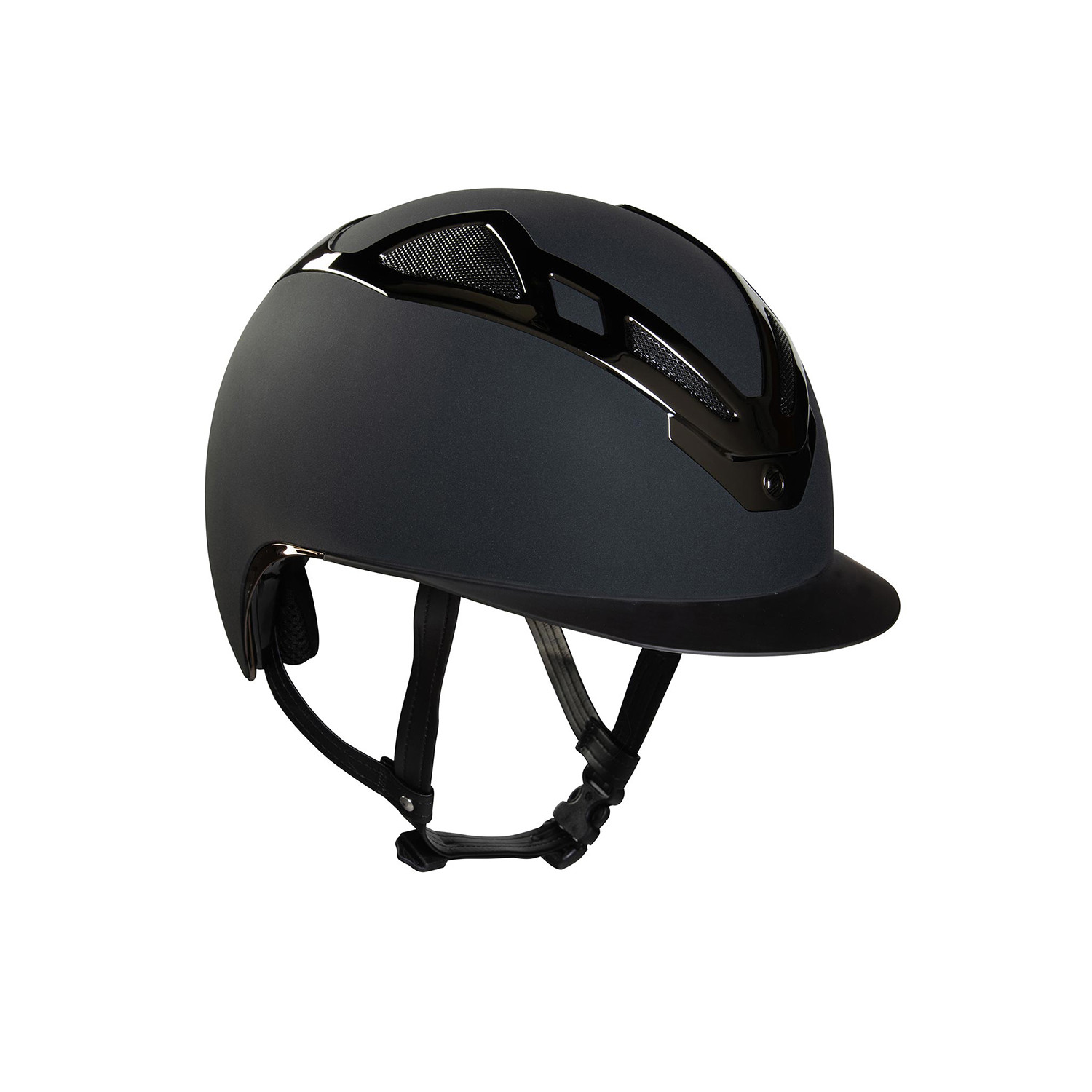 Apex Chrom-Helm schwarz matt