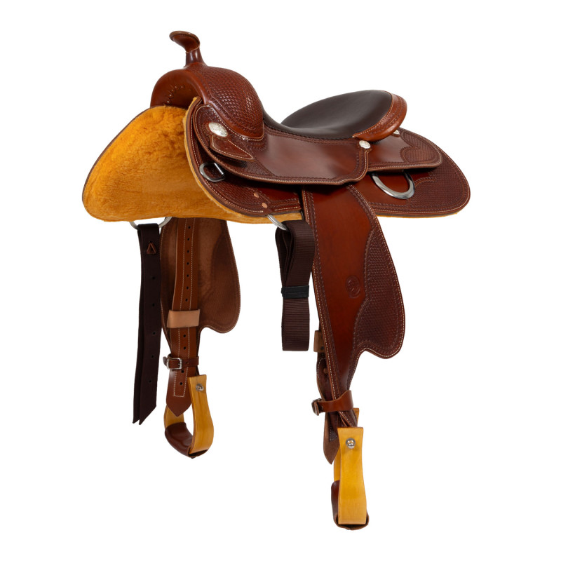 Reining-Sattel mit Big Butterfly-Motiv