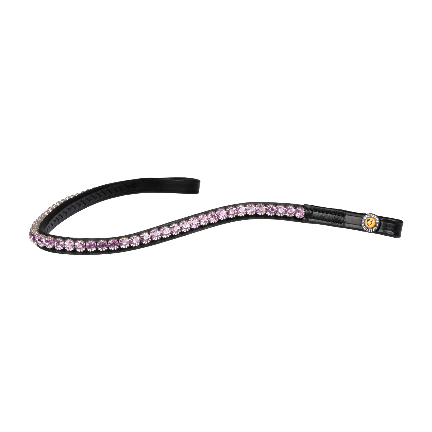 Elegantes Stirnband mit pinken Strasssteinen