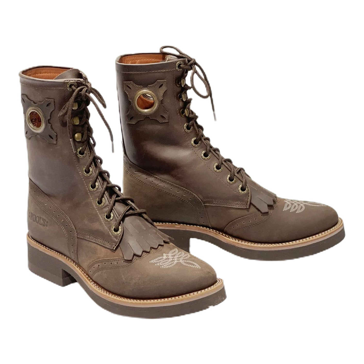 Western-Schnürstiefel Lacer 564 aus Leder