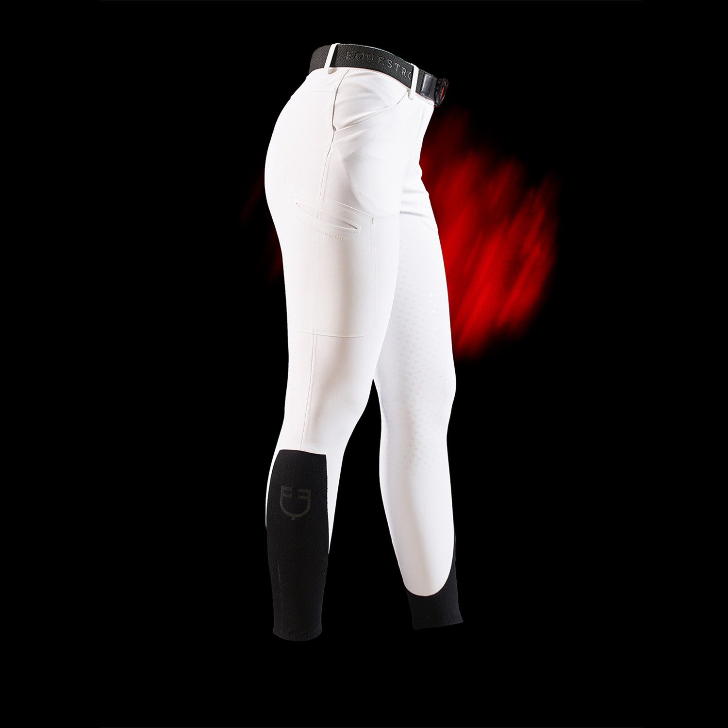 Damen Slim-Fit Reithose mit Vollbesatz