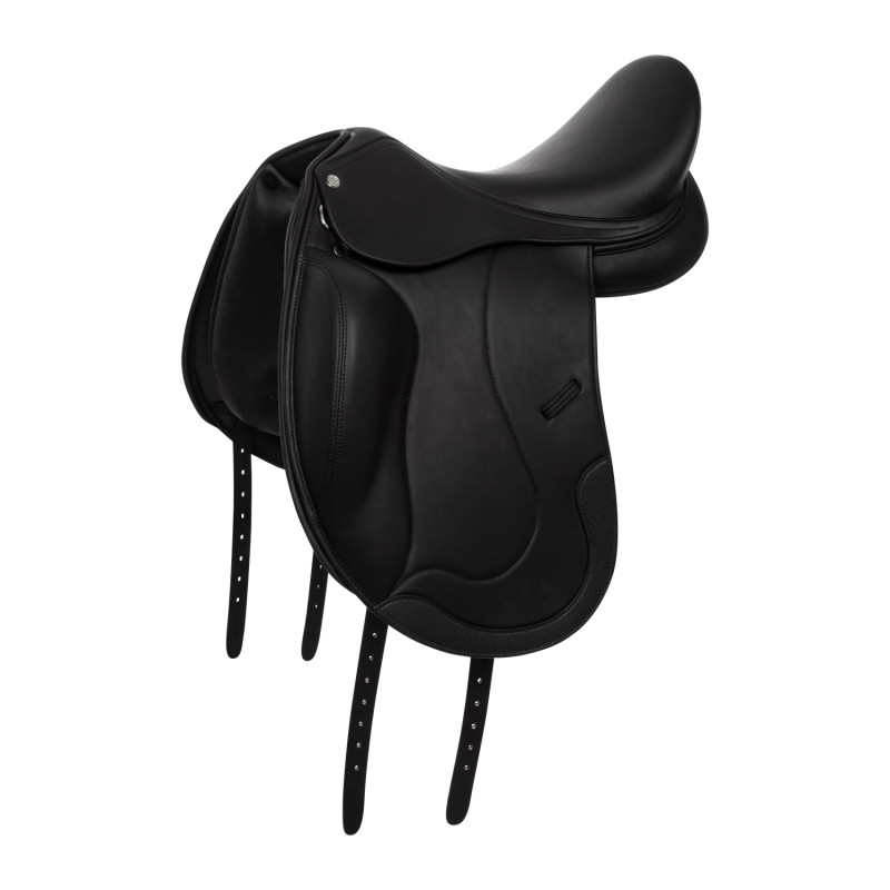 Dressursattel aus doppelt genarbtem Leder