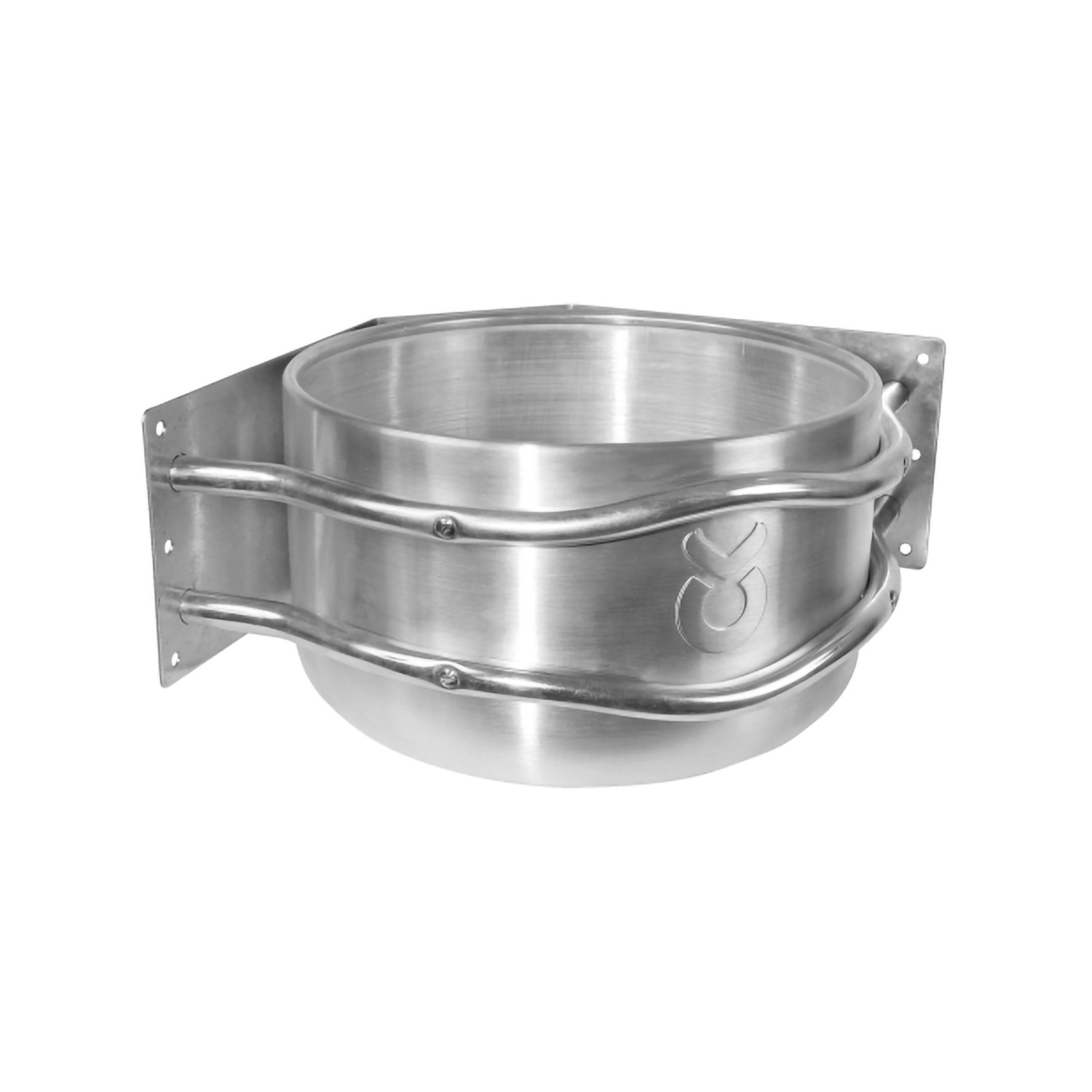 Eckiger Aluminium-Trog mit Stoßschutz