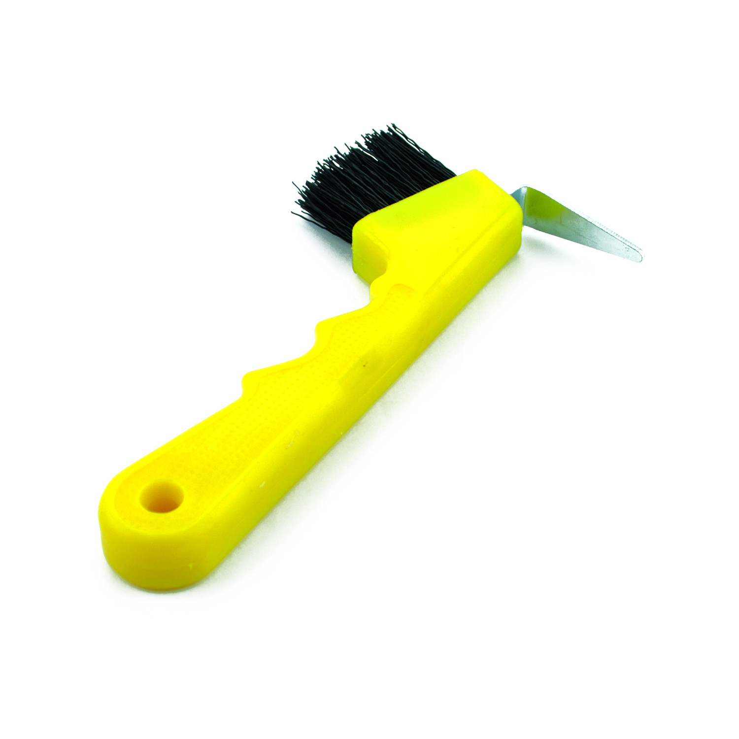 Plastikhufkratzer mit Haken und Bürste