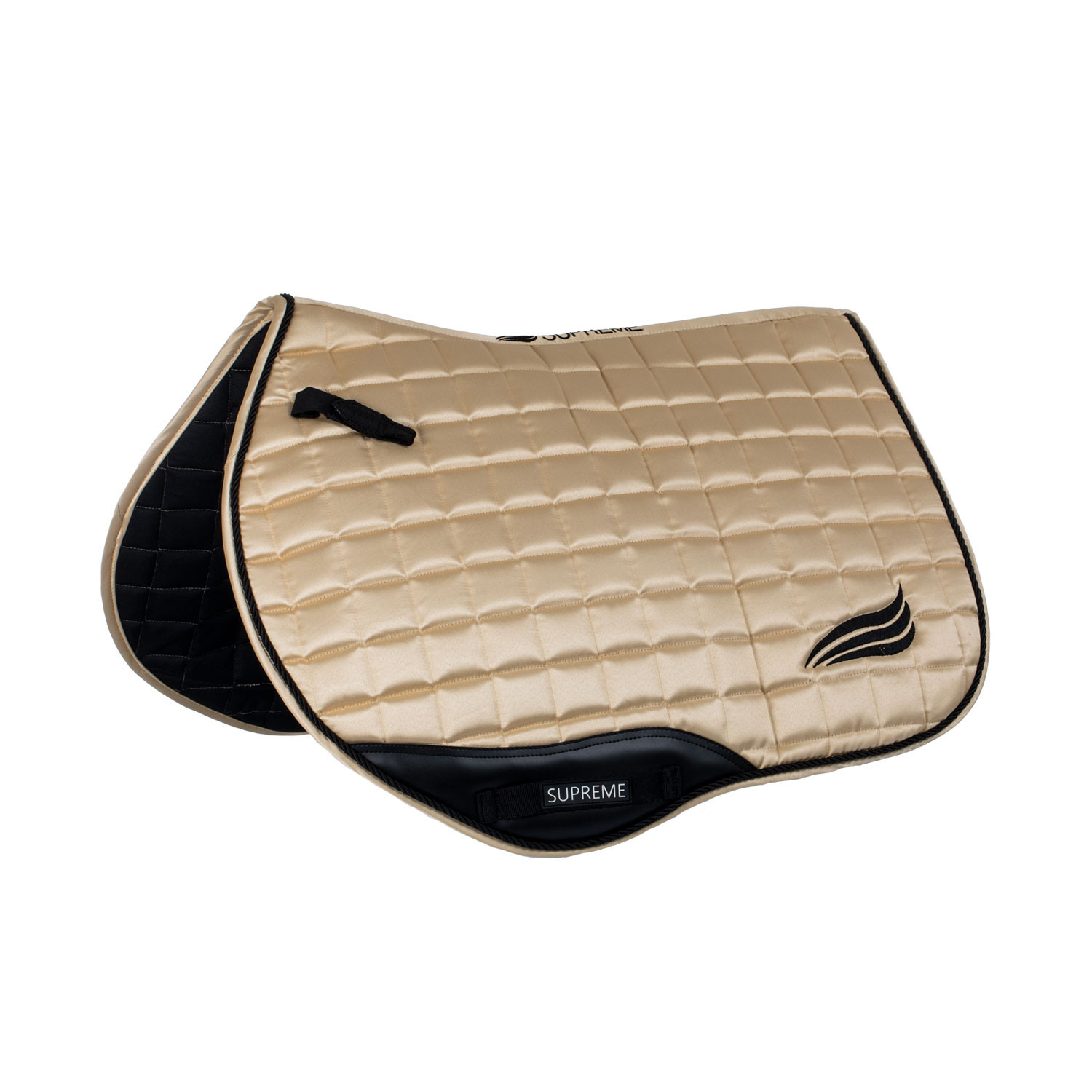 Springschabracke aus Satin-Stoff