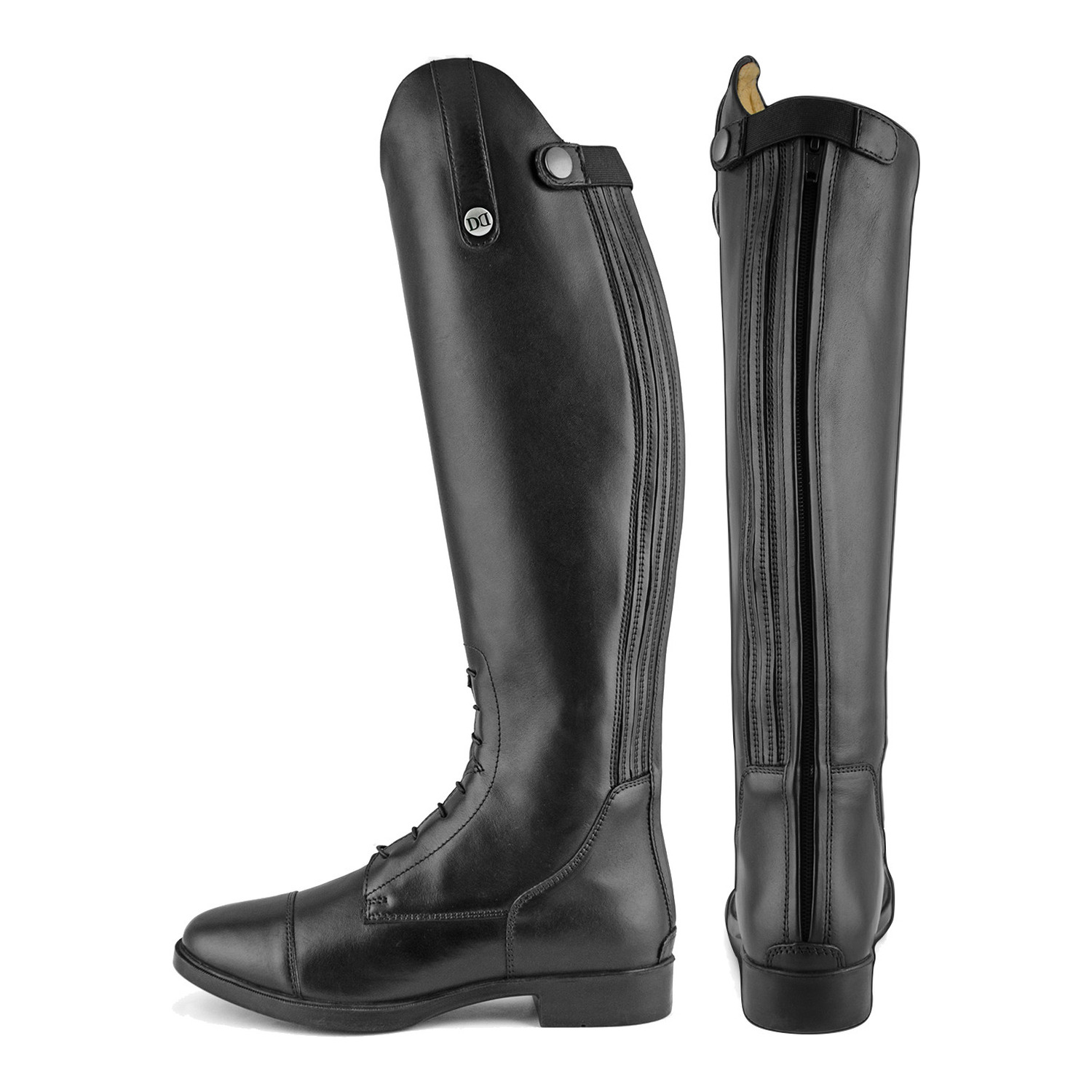 Reitstiefel aus Leder mit weiter Passform