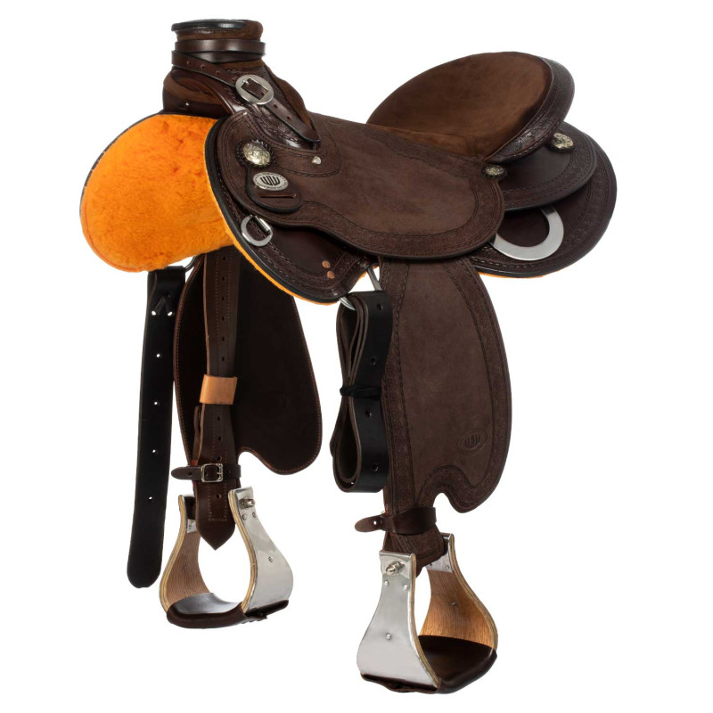 Arbeitsrindersattel für Westernreiten