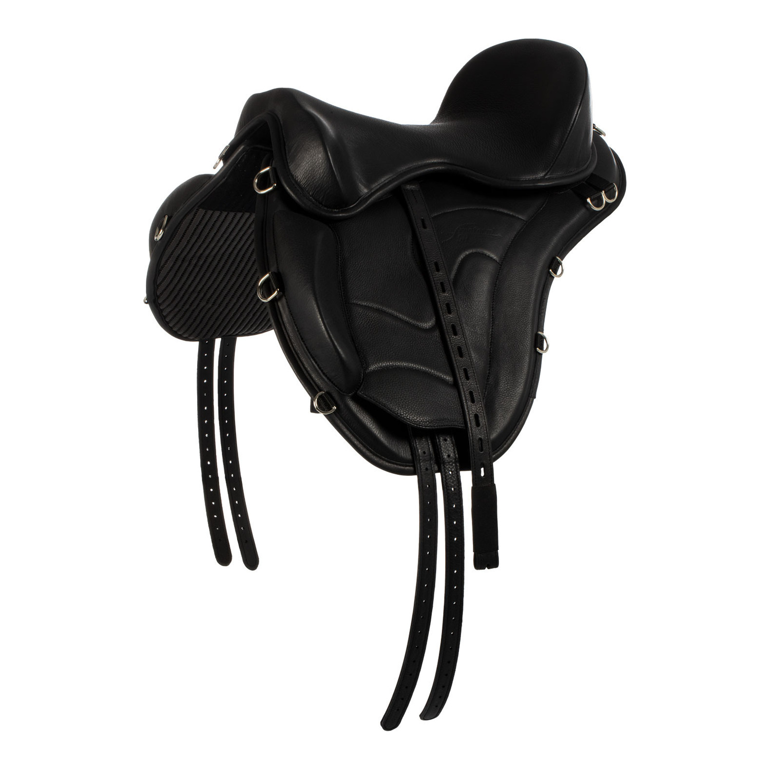 Baumloser Trekking-Sattel Short Back aus vollnarbigem Kalbsleder
