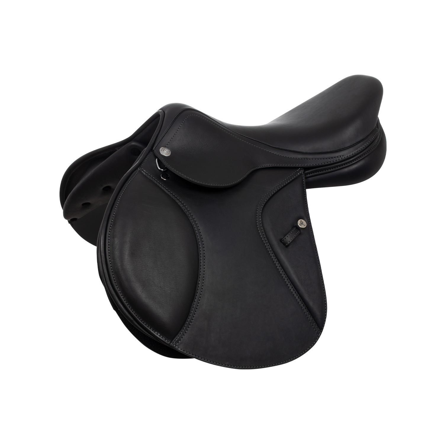 Springsattel mit Carbon-Kevlar-Baum und Kalbsleder
