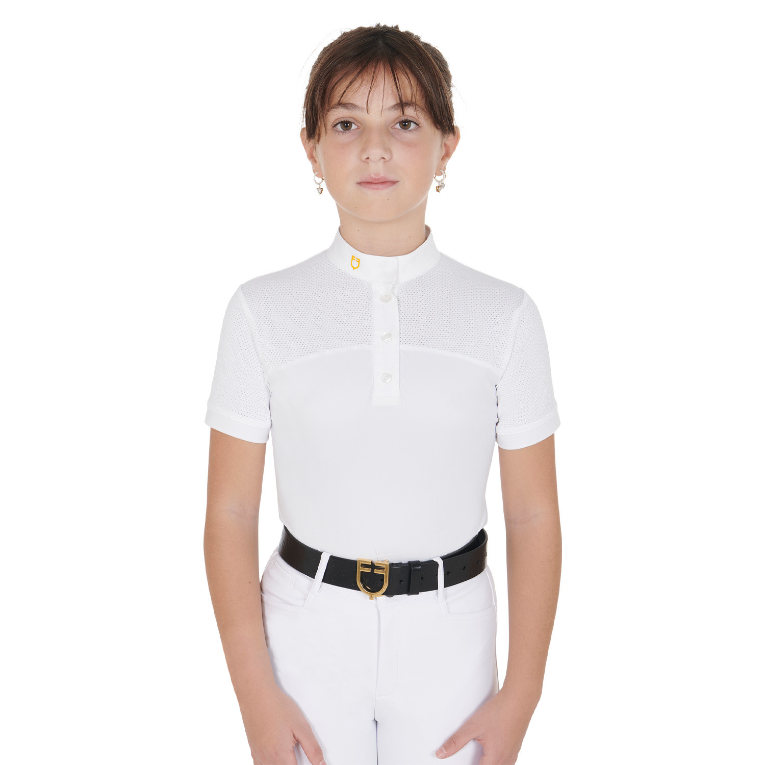 Wettkampf-Poloshirt für Mädchen
