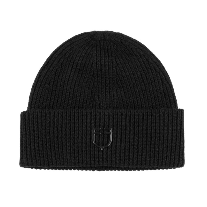 Unisex Wollmütze mit Strickmuster