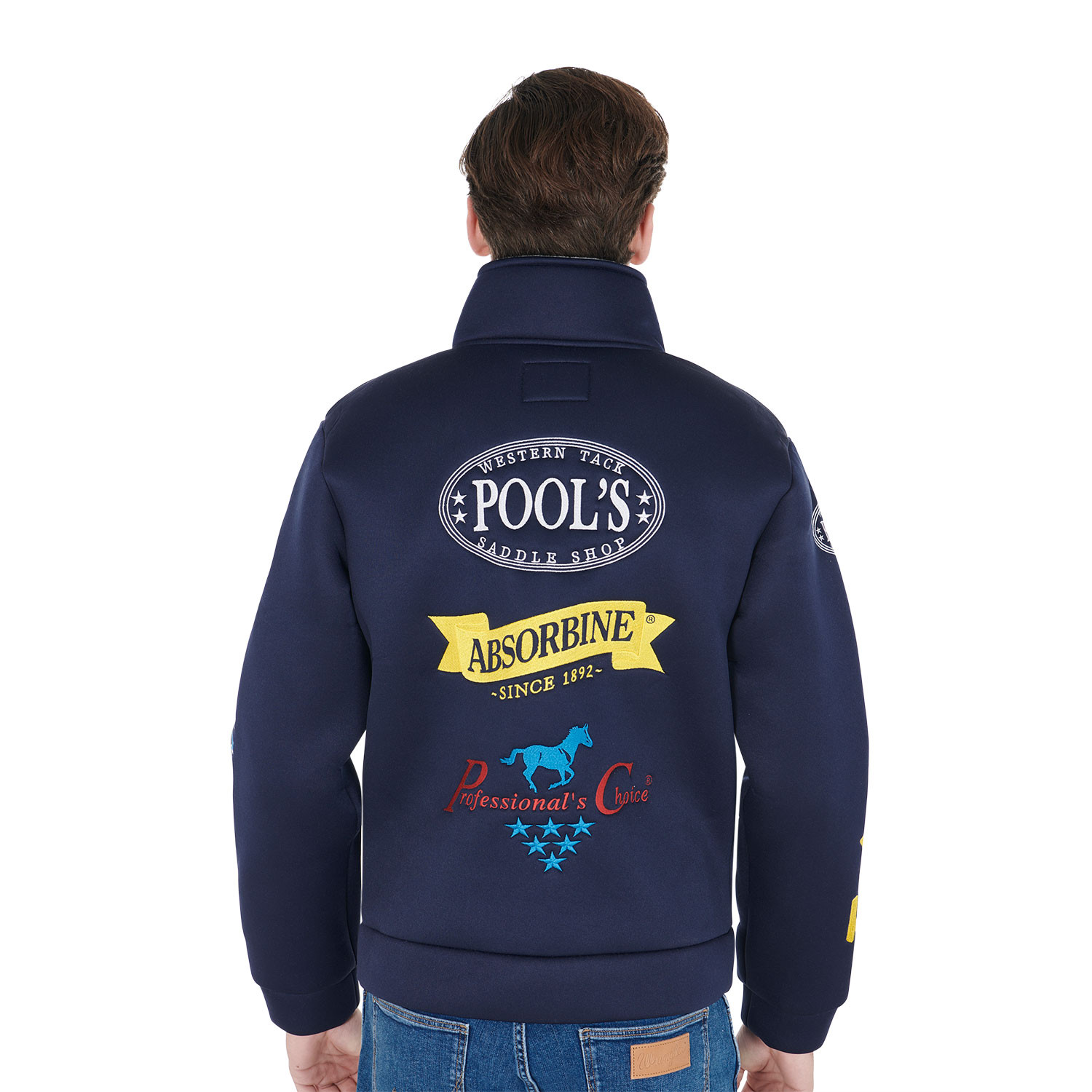 Unisex Multilogo Jacke aus Funktionsstoff