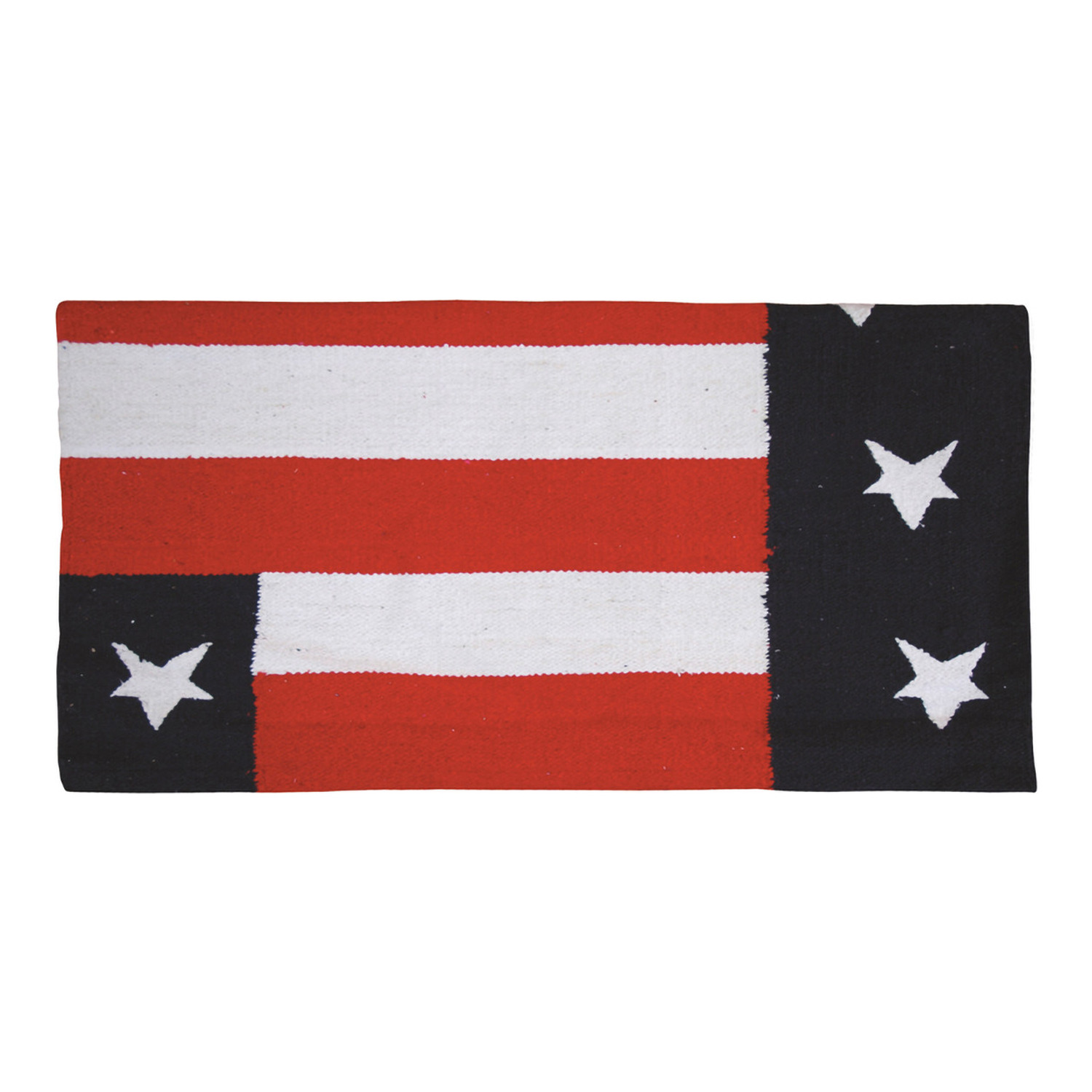 Navajo Baumwollstoff Satteldecke in USA-Farben