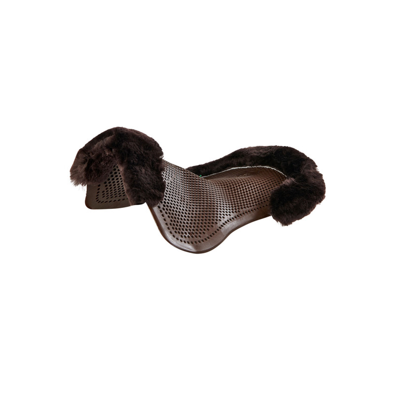 Gelpad Classic Design mit Lammfellrand für Ponys
