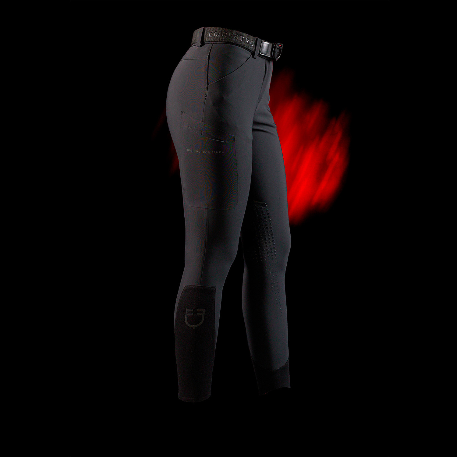 Damen-Slim-Fit-Reithose mit verschweißten Nähten