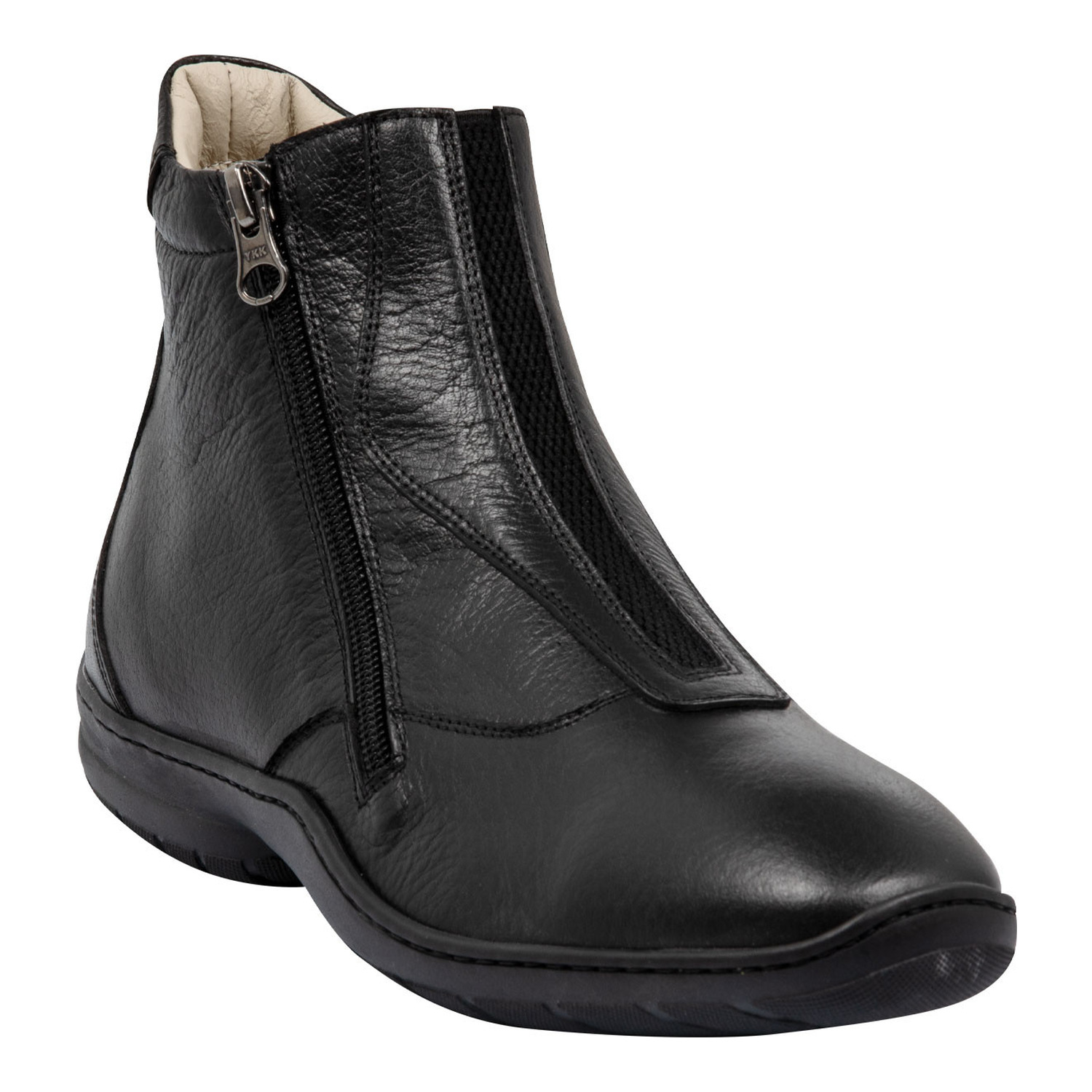 Buffaloleder-Reitstiefeletten Canova mit Reißverschluss