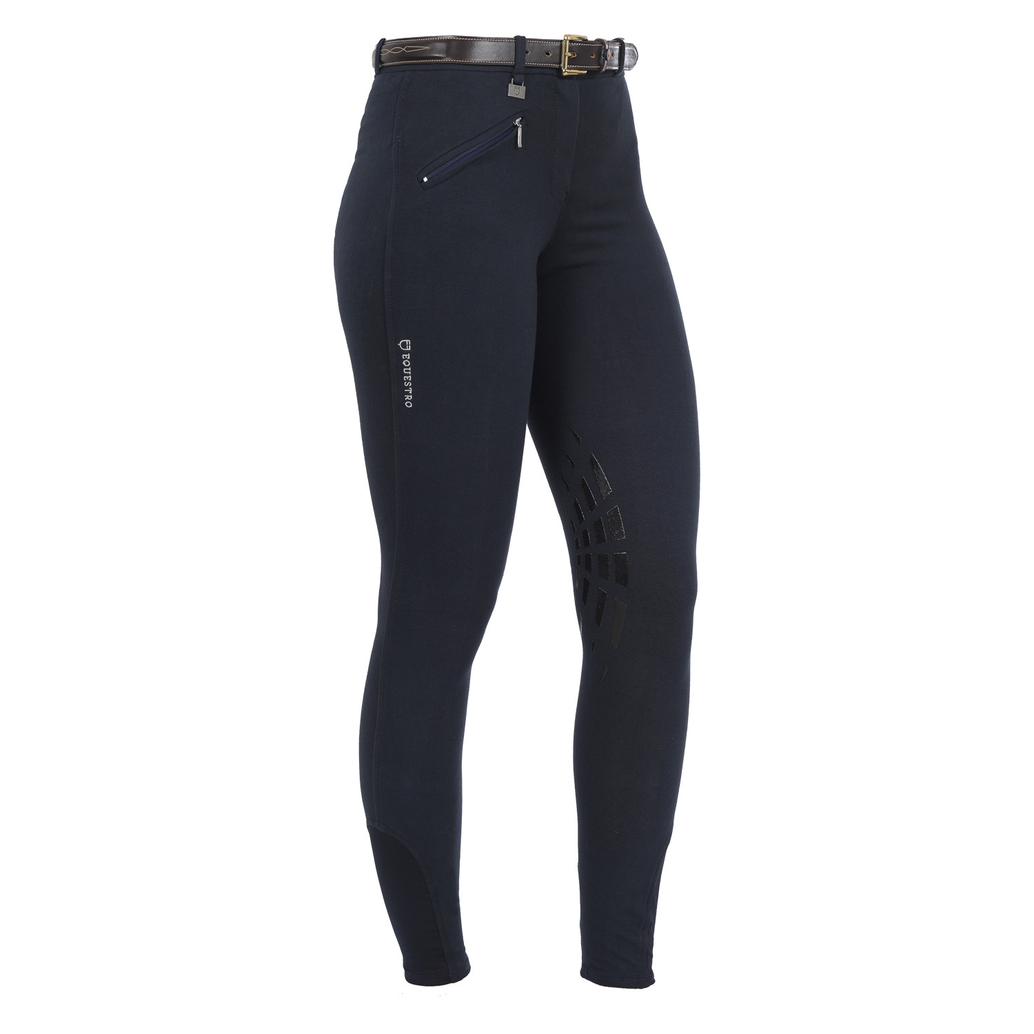Damenreithose aus bi-elastischer Baumwolle mit Grip