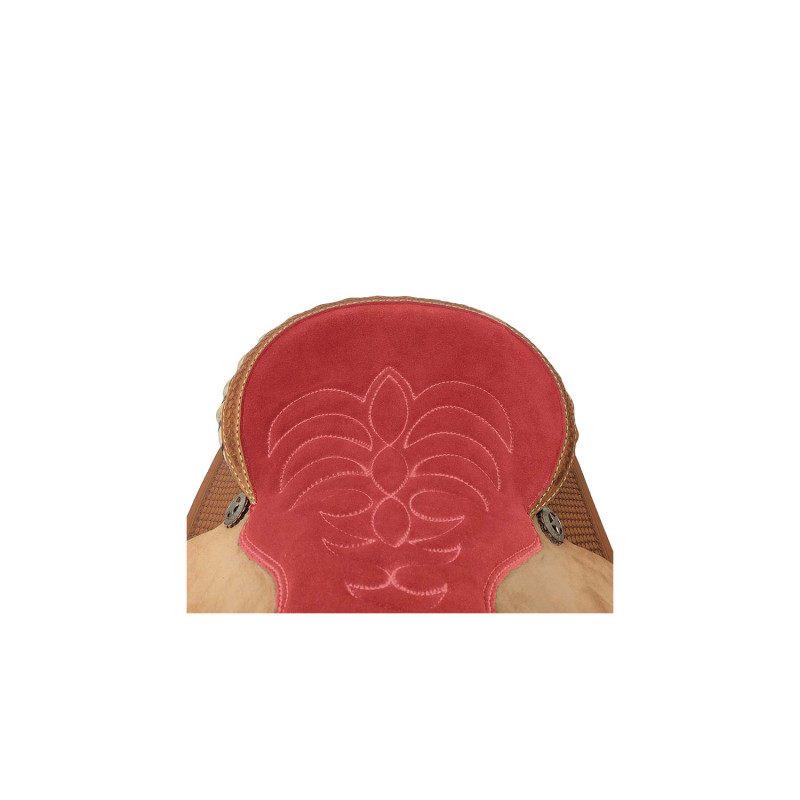 Arabischer Western-Barrelsattel aus Leder
