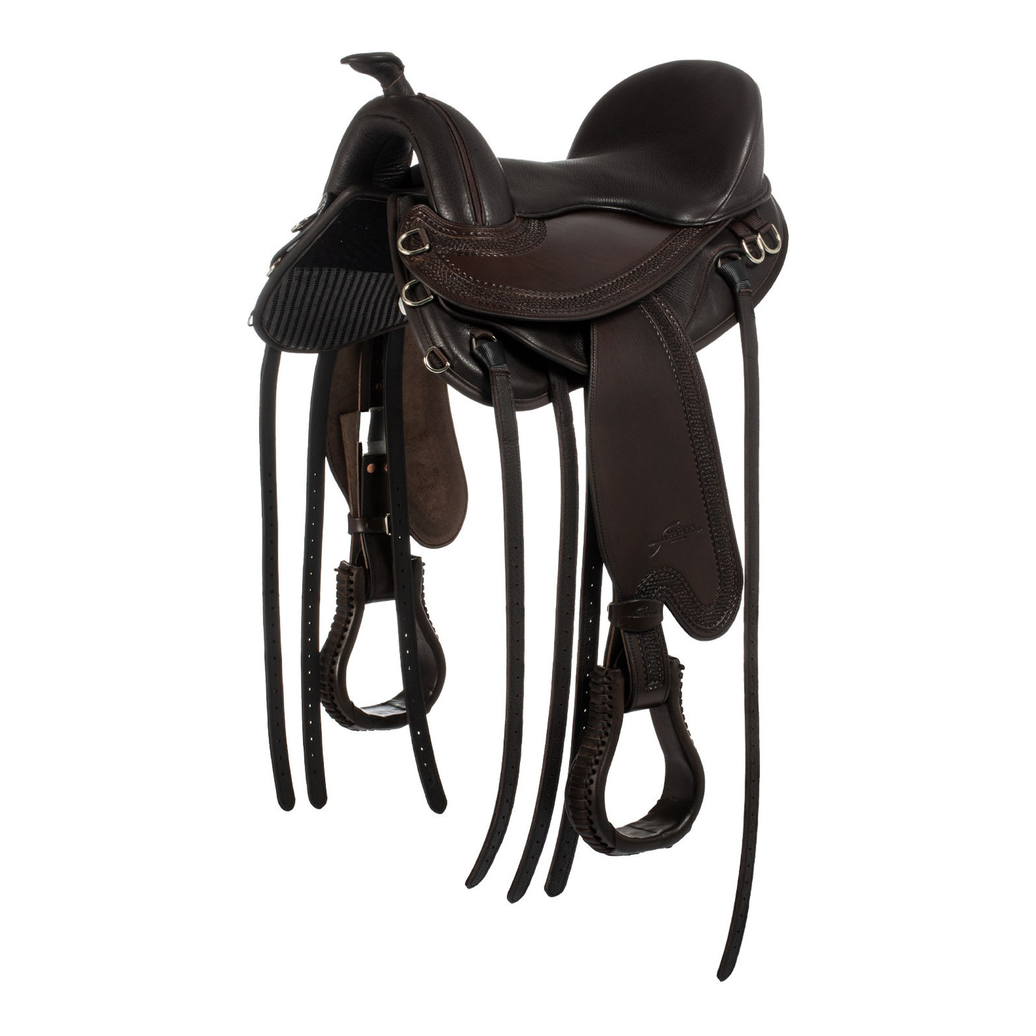 Baumloser Trekking- & Wanderreitsattel „Scout Extreme SB“ aus Kalbsleder