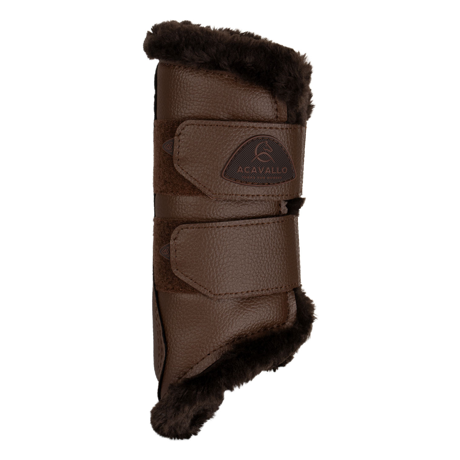 Anatomisch geformte Gamaschen aus Eco-Leder