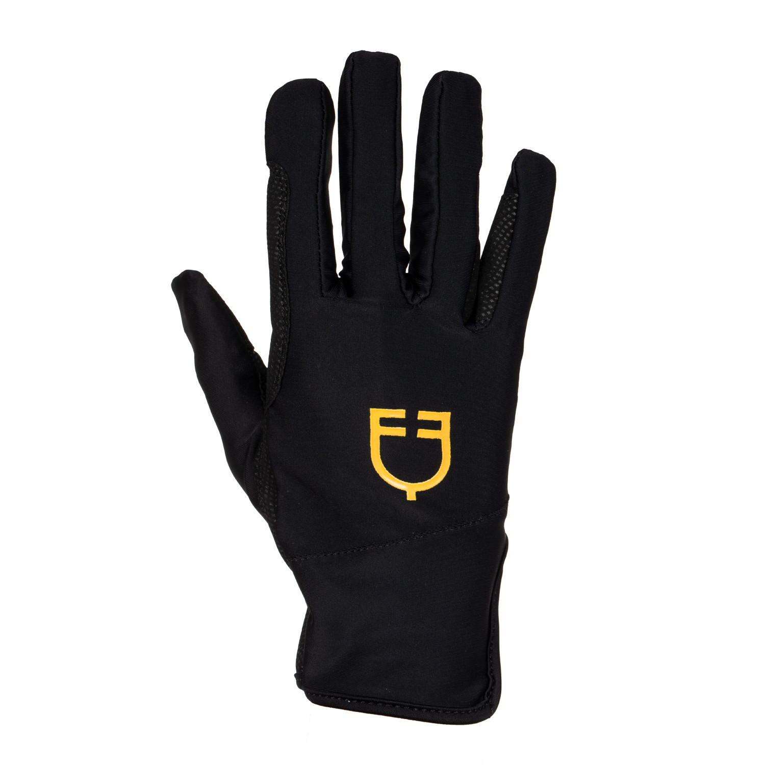 Damenhandschuhe aus Elastan-Gewebe mit Logo