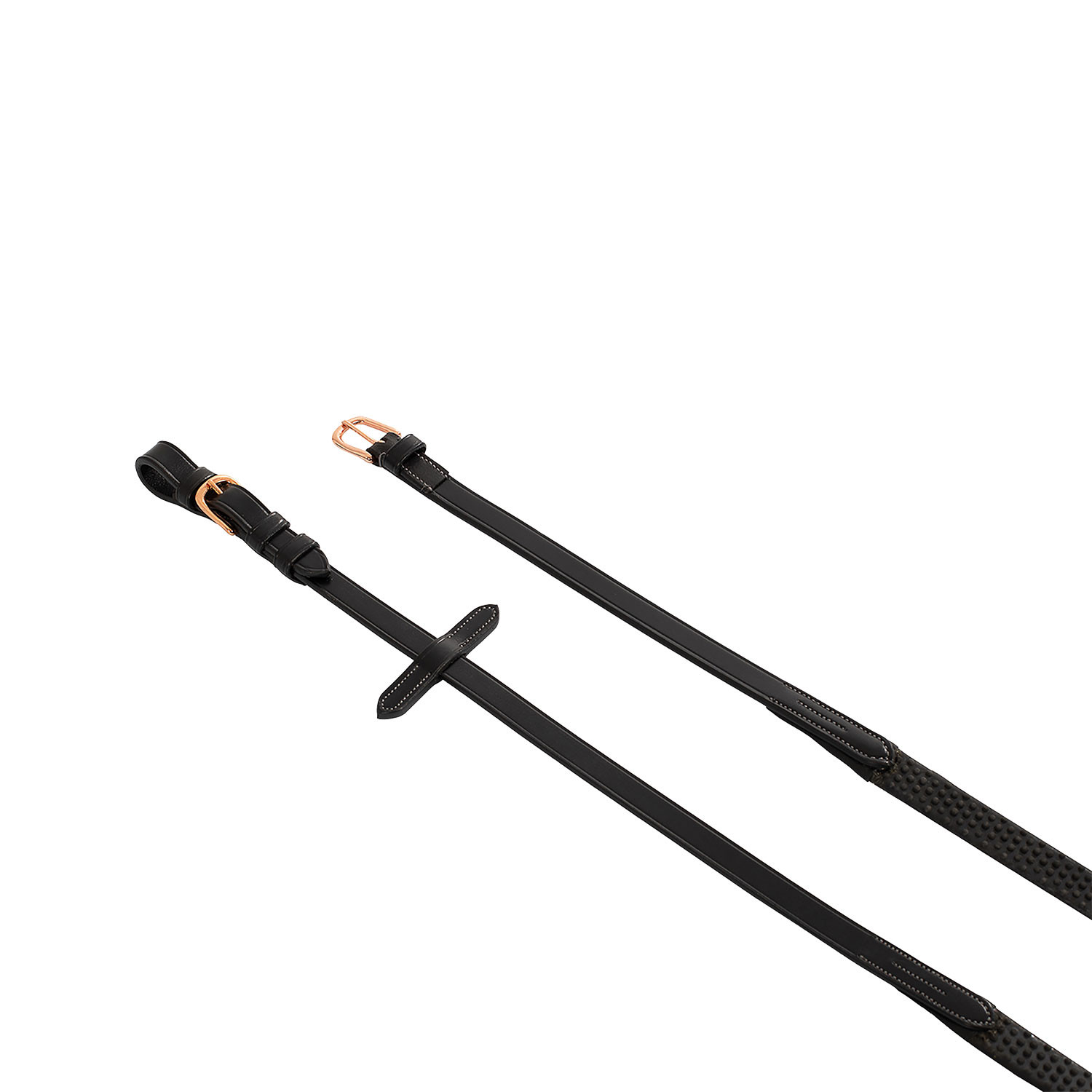 Rose Gold Zügel aus Leder und Gummi