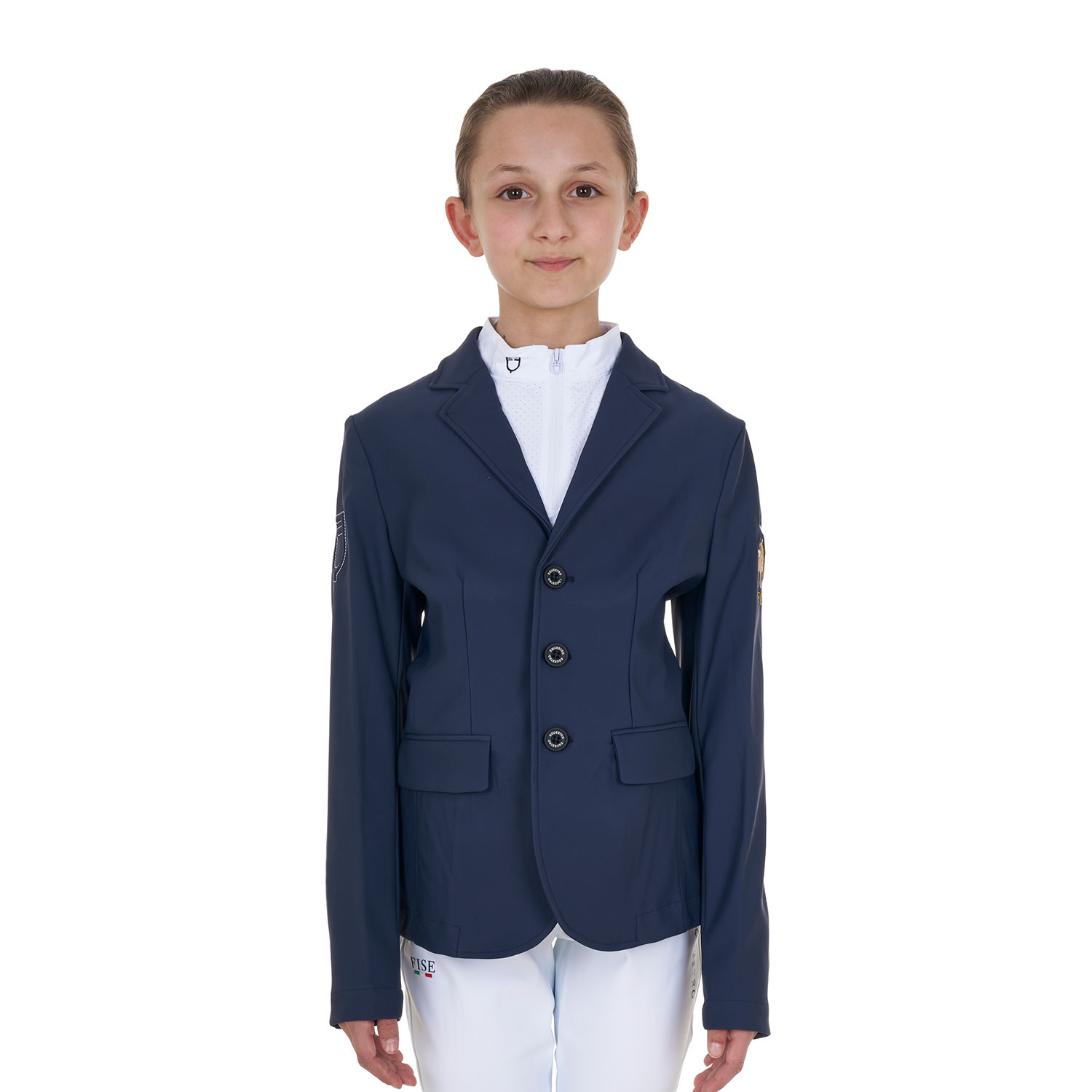 Slim Fit Kinder Turnierjacke