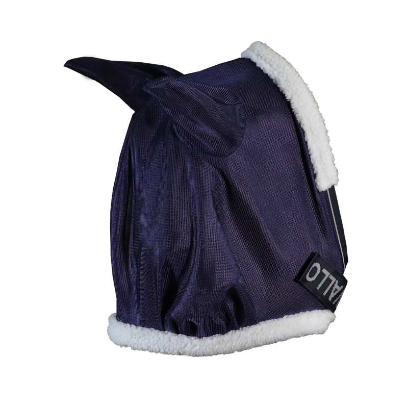 Fliegenmaske aus perforiertem Material mit Eco-Fell Rand