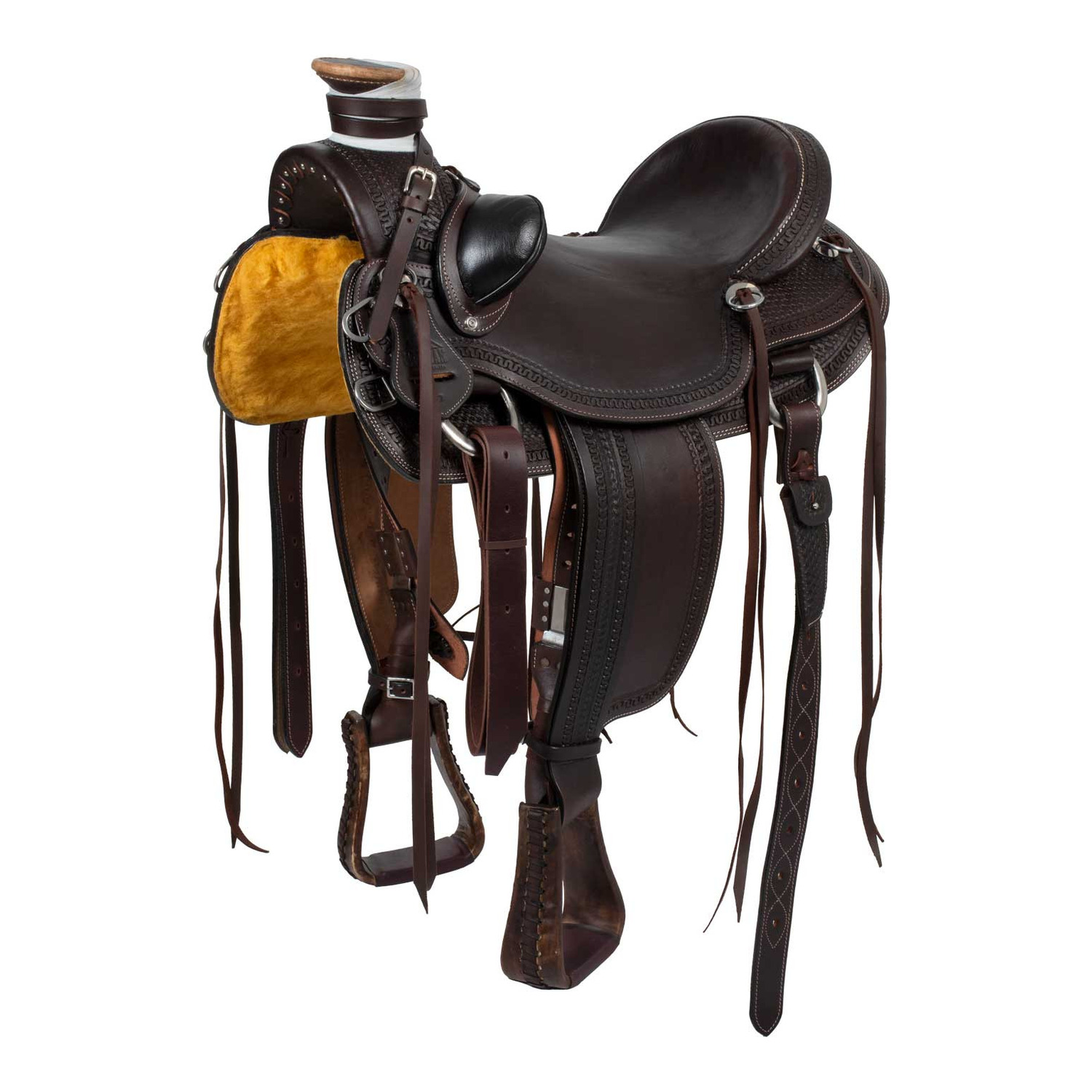 Westernsattel Wade Ranch MSW – tiefer Sitz, Bucking Rolls & Full Quarter Horse Bars