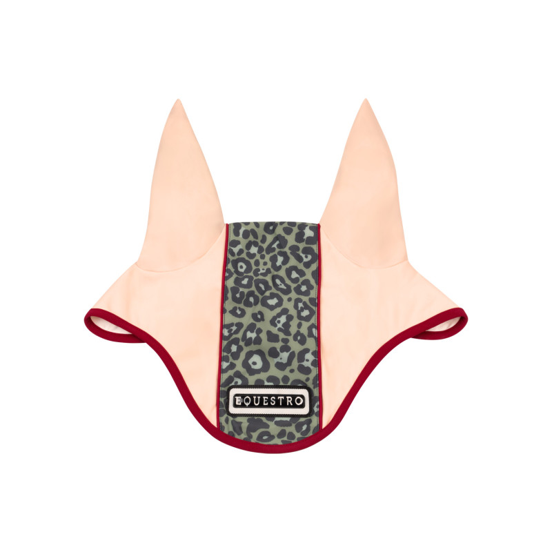 Fliegenhaube mit Leopardenband