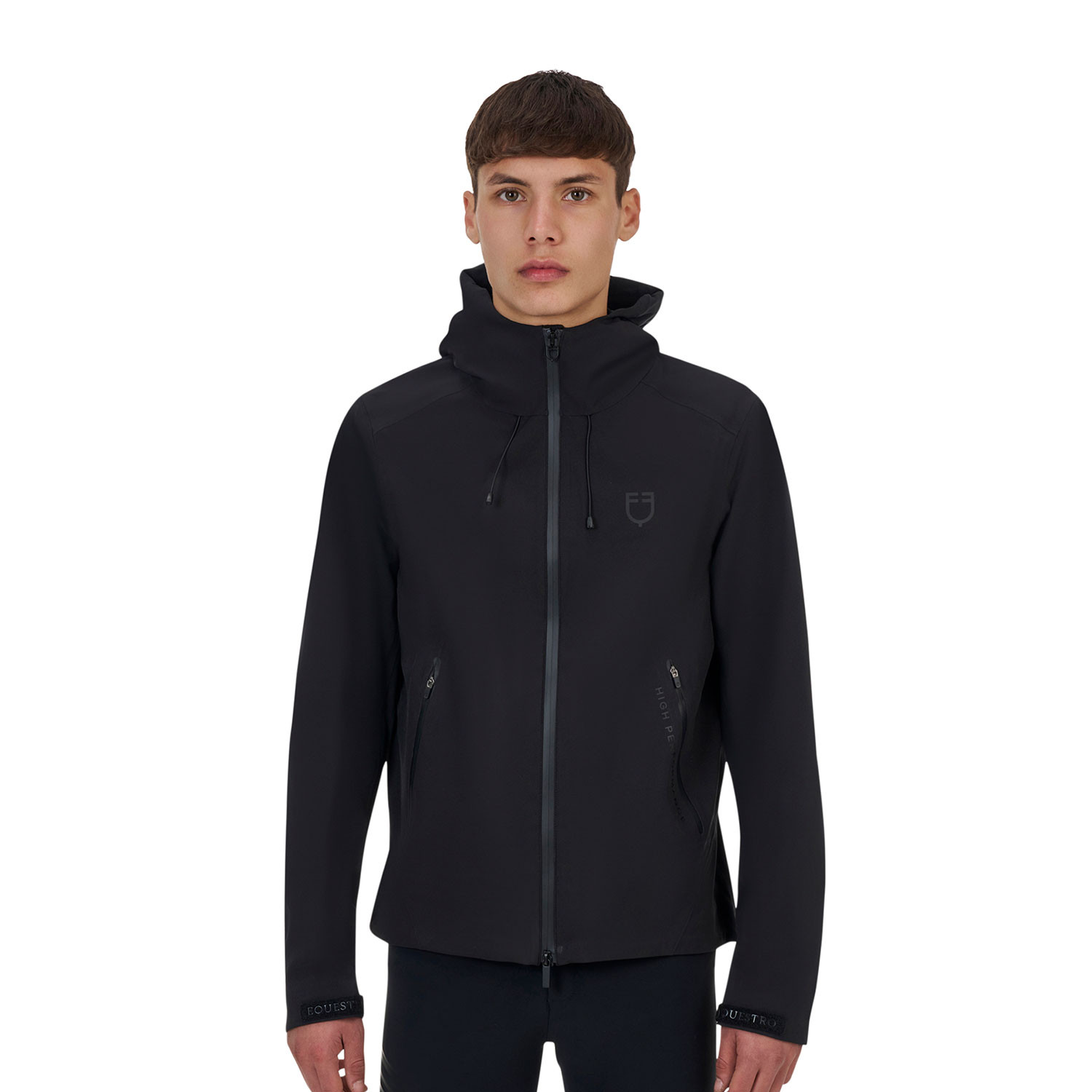Herren Softshelljacke Slim Fit mit Kapuze