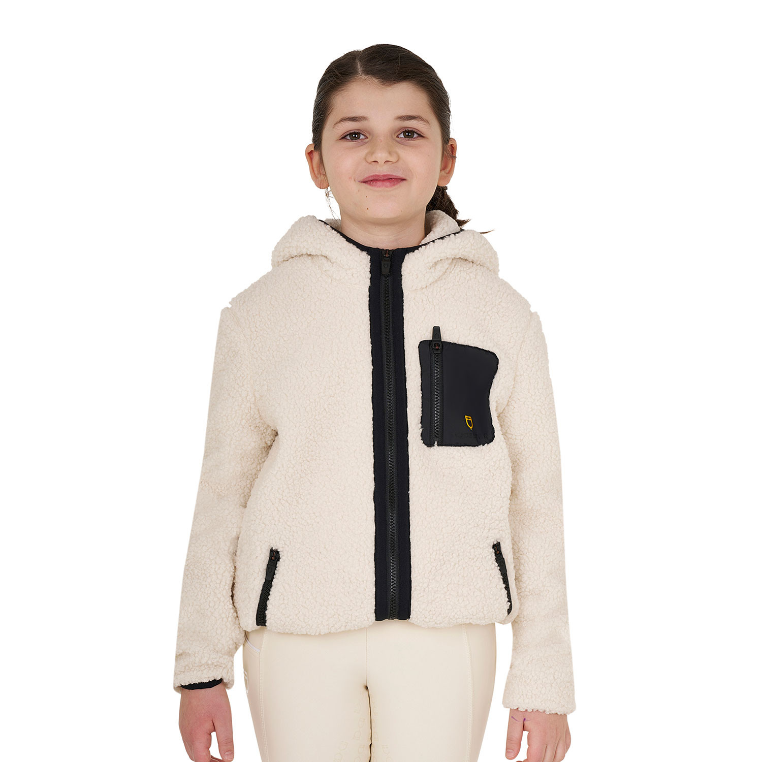 Kinder-Fleece- Sweatshirt/ Jacke mit Frontreißverschluss