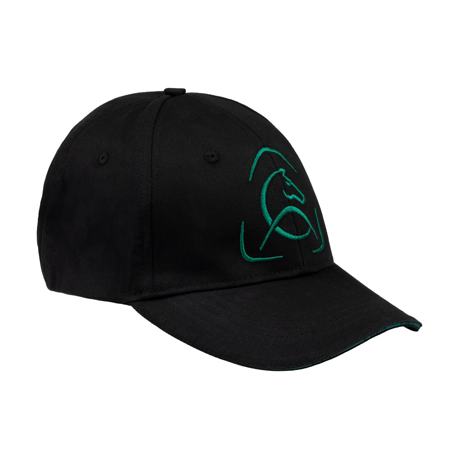 Baseballkappe aus Baumwolle mit gesticktem Logo