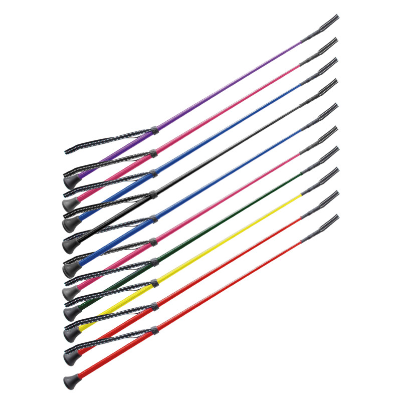 Einfarbige Nylonpeitsche 65 cm,10 Stück, verschiedene Farben